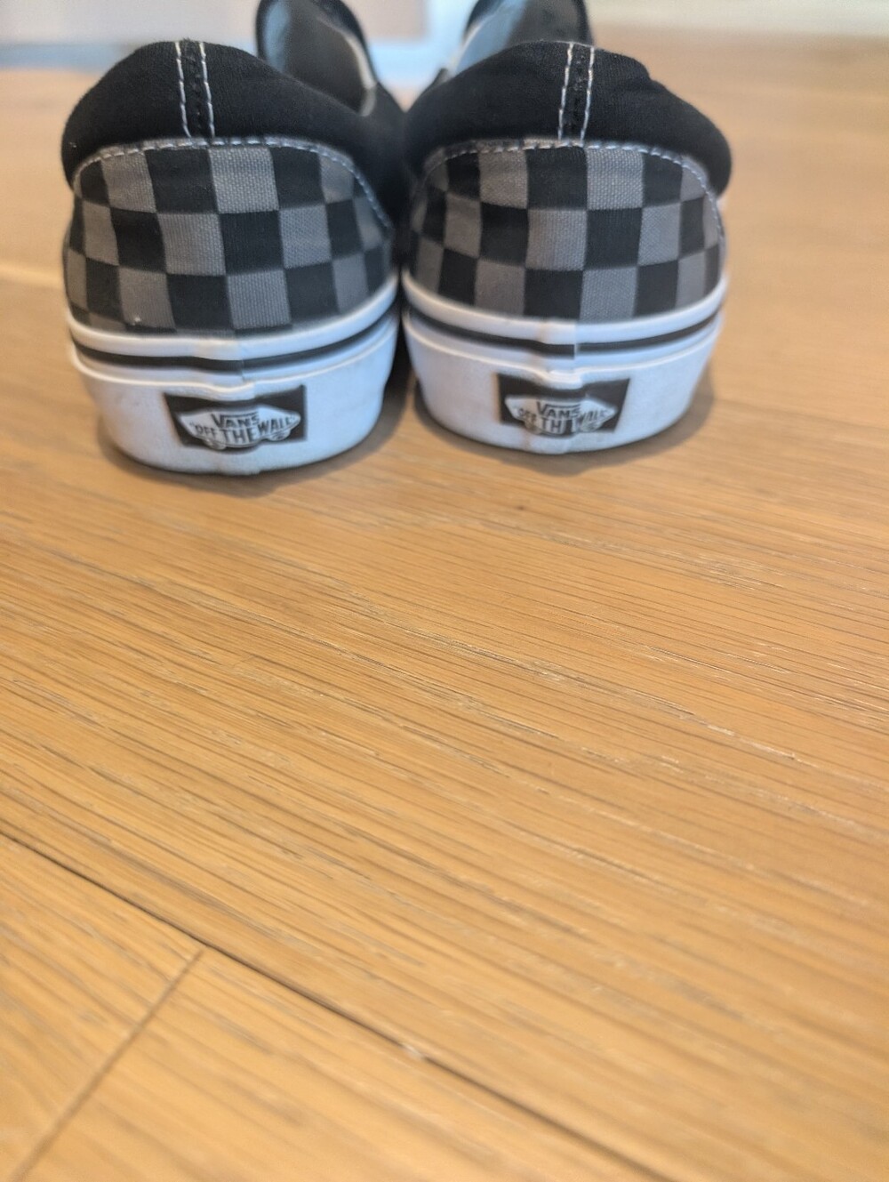 Vans Kids Checkerboard Slip-On - Black & Gray